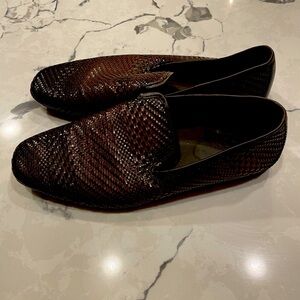 Zara Leather, woven slip on men’s shoe. Worn twice. Size 42